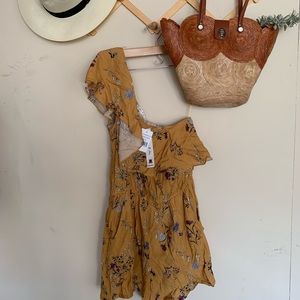 Mustard Yellow Romper